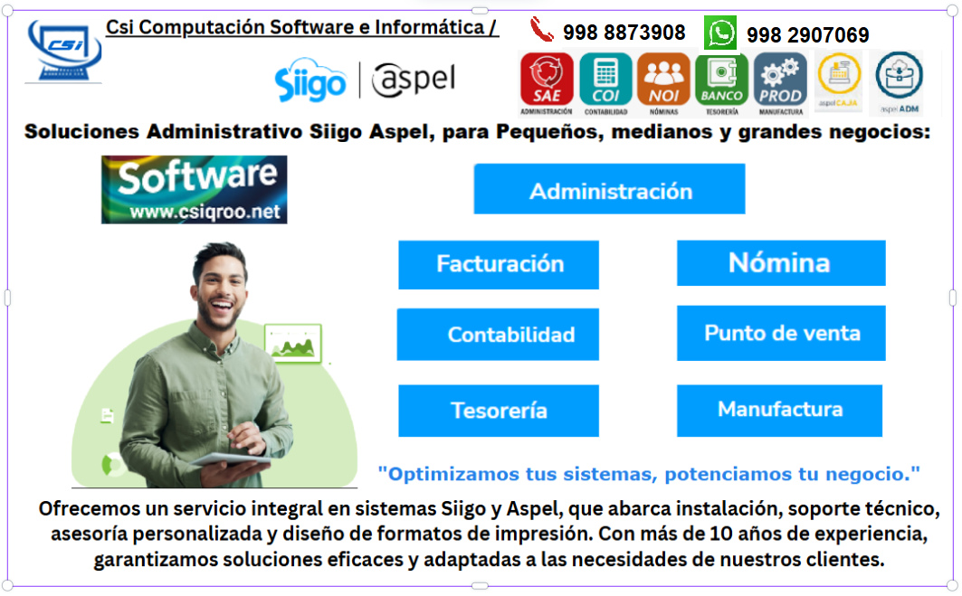 siigo aspel sistemas administrativos