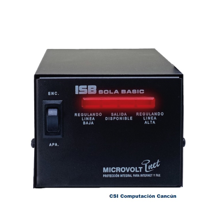 Regulador electrónico MICROVOLT INET 2000VA 1800W